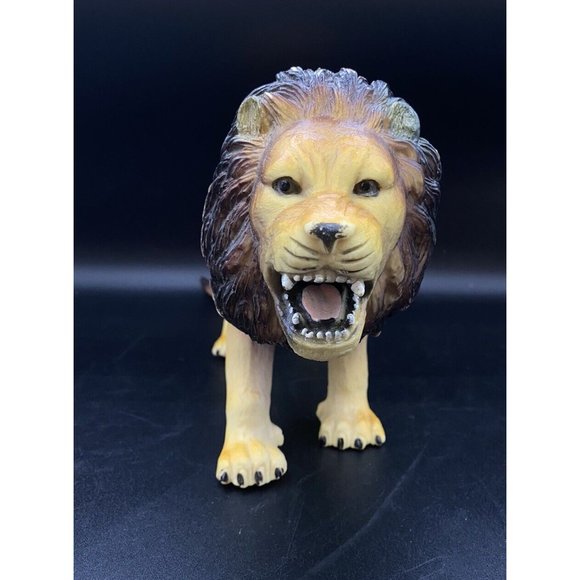 2004 Toy Lion Figure Toy Major Trading Co 17” Long Polyester Fiber Filling - Picture 3 of 16
